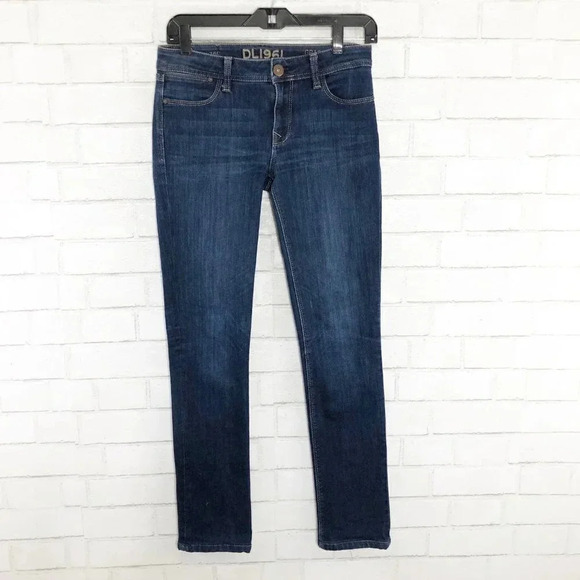 DL1961 Grace High Rise Straight Jeans, Size 26 - Picture 1 of 8